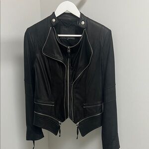 Dawn Levy Black Leather Jacket
